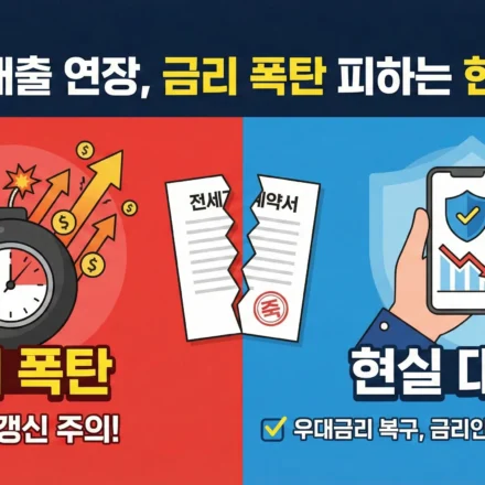 전세자금대출 연장 시 금리 인상 폭 및 묵시적 갱신 대처