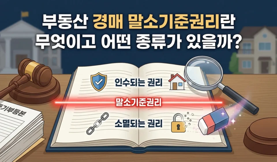 부동산 경매 말소기준권리란 무엇이고 어떤 종류가 있을까?