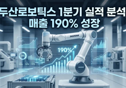 [실적리뷰] 두산로보틱스 2026년 1분기 실적 분석: 매출 190% 폭발적 성장과 ‘피지컬 AI’의 서막