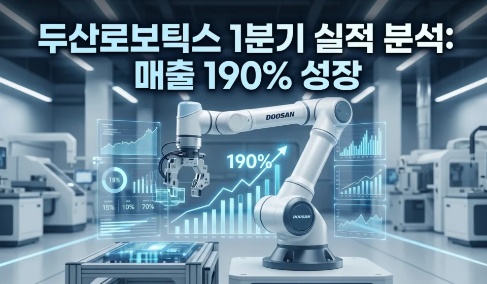 [실적리뷰] 두산로보틱스 2026년 1분기 실적 분석: 매출 190% 폭발적 성장과 ‘피지컬 AI’의 서막
