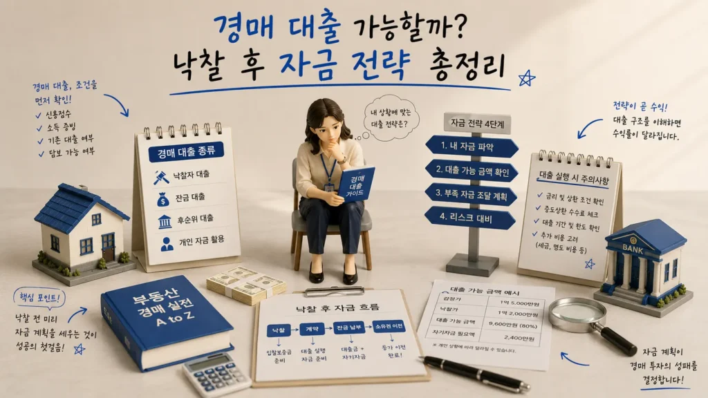 경매 대출 가능할까? 낙찰 후 경락잔금대출 자금 전략 총정리