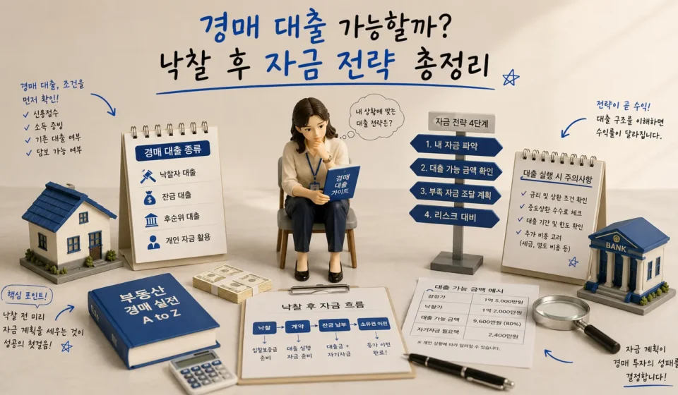 경매 대출 가능할까? 낙찰 후 경락잔금대출 자금 전략 총정리