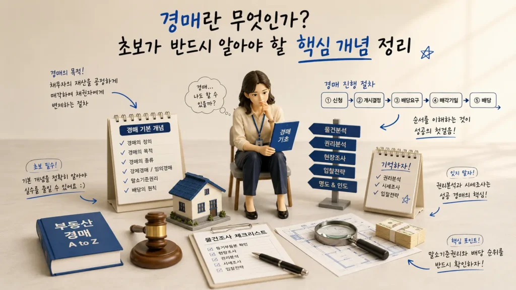 경매란 무엇인가? 초보가 반드시 알아야 할 핵심 개념 정리