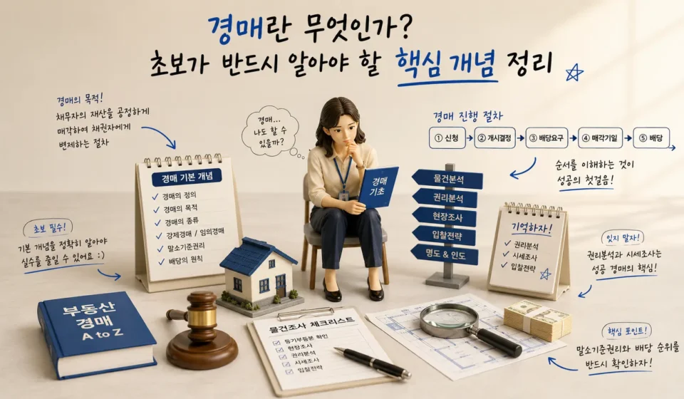 경매란 무엇인가? 초보가 반드시 알아야 할 핵심 개념 정리