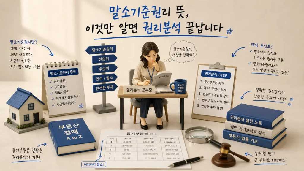 말소기준권리 뜻, 이것만 알면 권리분석 끝납니다