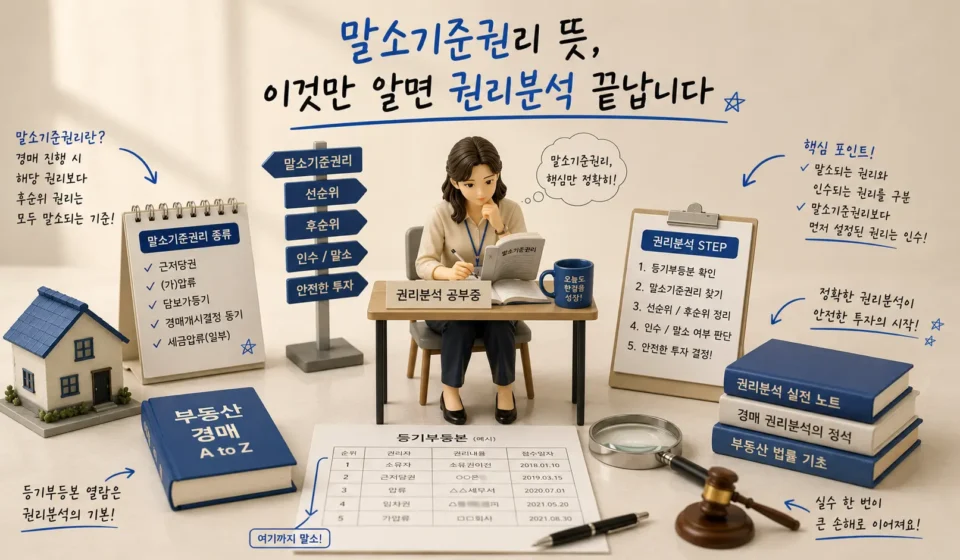 말소기준권리 뜻, 이것만 알면 권리분석 끝납니다