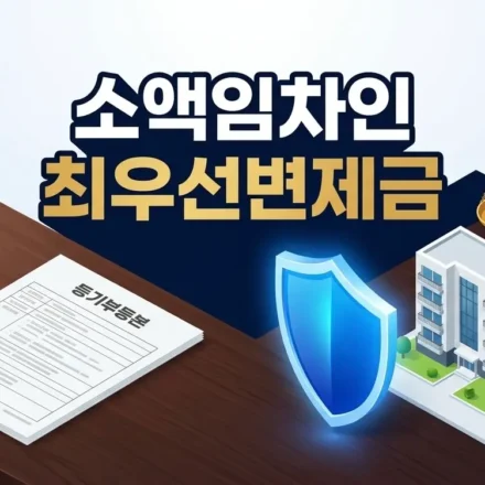 경매 절차 등기부등본보다 먼저 챙겨야 할 소액임차인 기준과 최우선변제금 계산법
