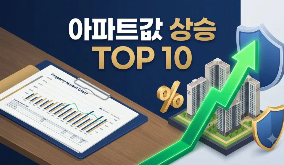 2026년 전국 아파트값 상승 TOP 10 강남·서초 초고가 단지 신고가 릴레이의 비밀