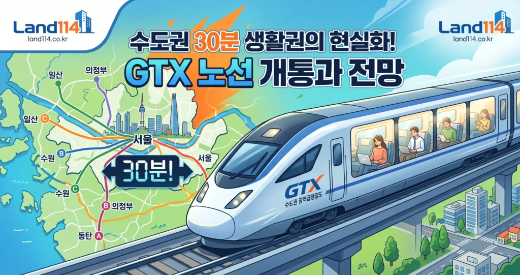 경기도 출퇴근 30분 컷? 지하 40m를 달리는 GTX의 모든 것