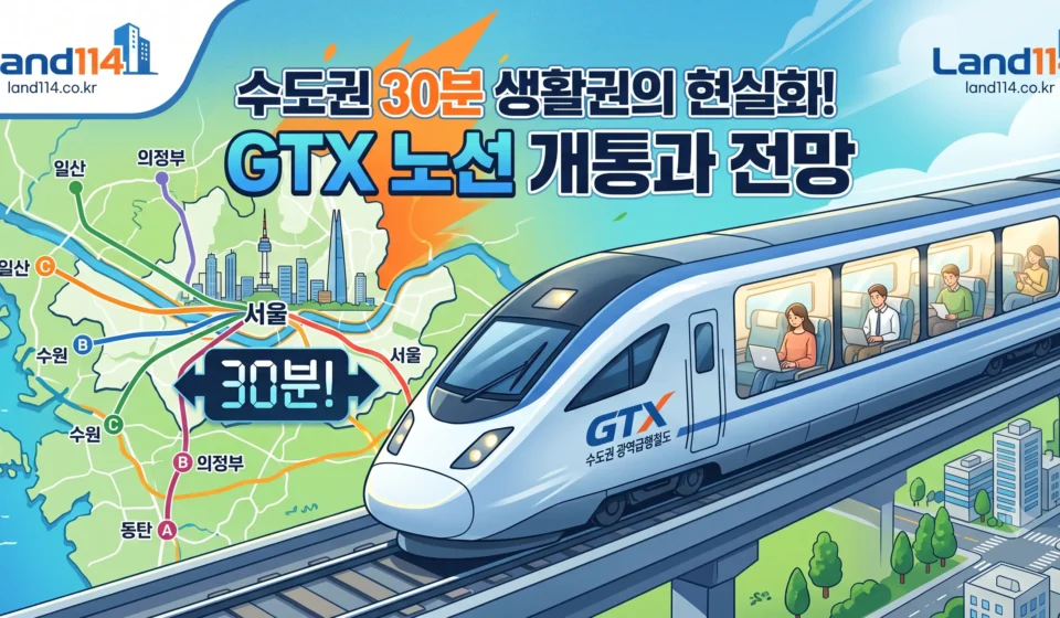 경기도 출퇴근 30분 컷? 지하 40m를 달리는 GTX의 모든 것