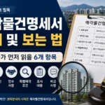 매각물건명세서 조회 및 보는 법을 설명하는 대표 이미지