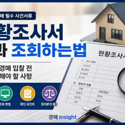 현황조사서 뜻과 조회 방법을 설명하는 대표 이미지