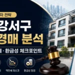 서울 강서구 빌라 경매 분석｜전세가·역전세·환금성 체크포인트