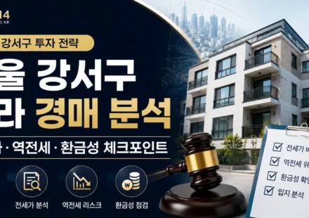 서울 강서구 빌라 경매 분석｜전세가·역전세·환금성 체크포인트