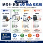 초보자를 위한 부동산 경매 4주 학습 로드맵