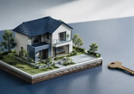토지 모형과 건물 모형의 층을 분리해 법정지상권을 설명한 이미지